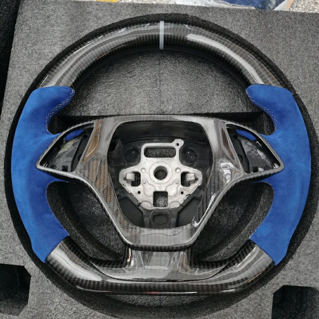 2014 - 2019 C7 Corvette Custom Carbon Fiber Steering Wheel with options