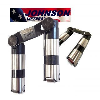 JOHNSON REDUCED TRAVEL HYDRAULIC ROLLER LIFTER SET - .300 TALLER - BBC - 2116BBR
