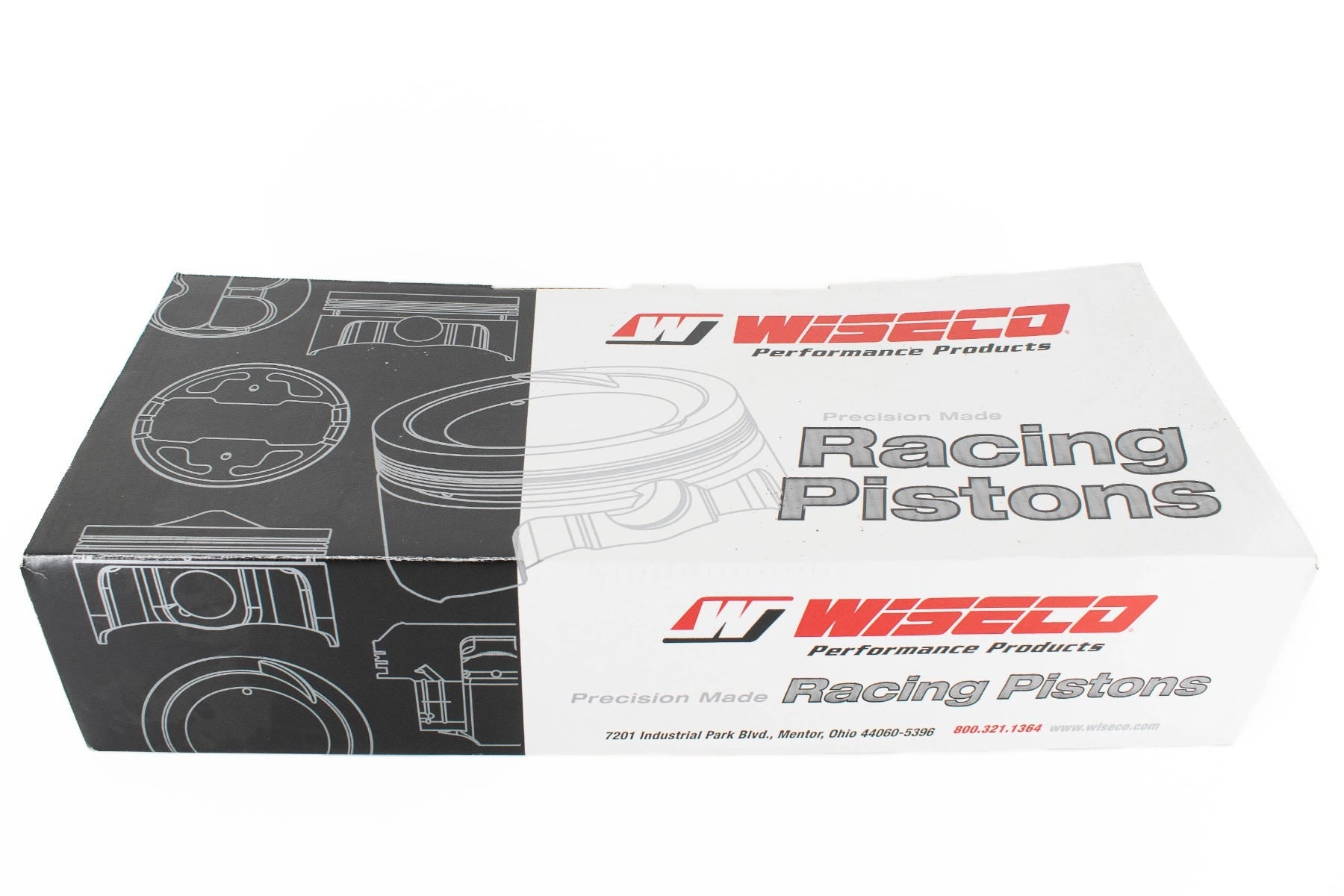 WISECO LS PISTONS - 4.155" BORE - 4.000" STROKE - 6.100" ROD - 23CC DISH - K443X155