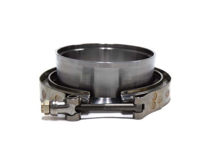 BTR 3.5" MILD STEEL DOWNPIPE FLANGE KIT - W/CLAMP - BTR31781