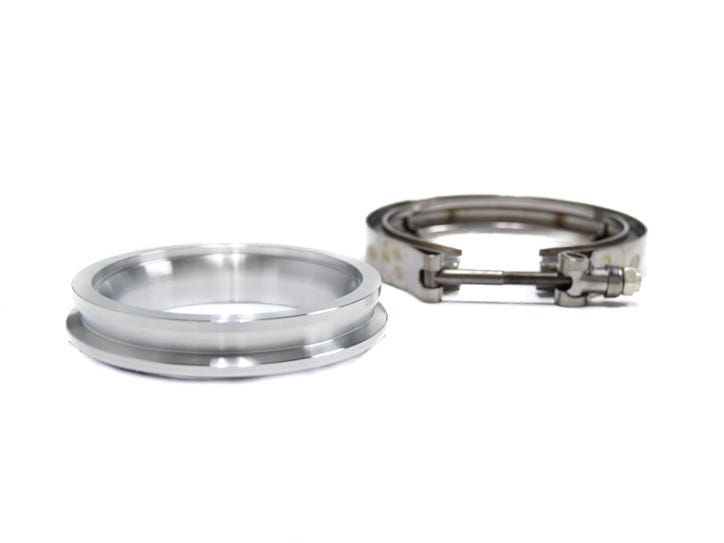 BTR 3.5" ALUMINUM COMPRESSOR OUTLET FLANGE - WITH CLAMP - BTR86969