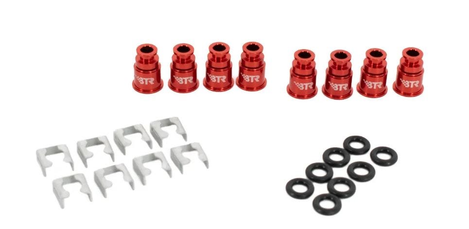 BTR LS3 TO LS2 TOP HAT ADAPTER SET - INJ-ADPT2-8