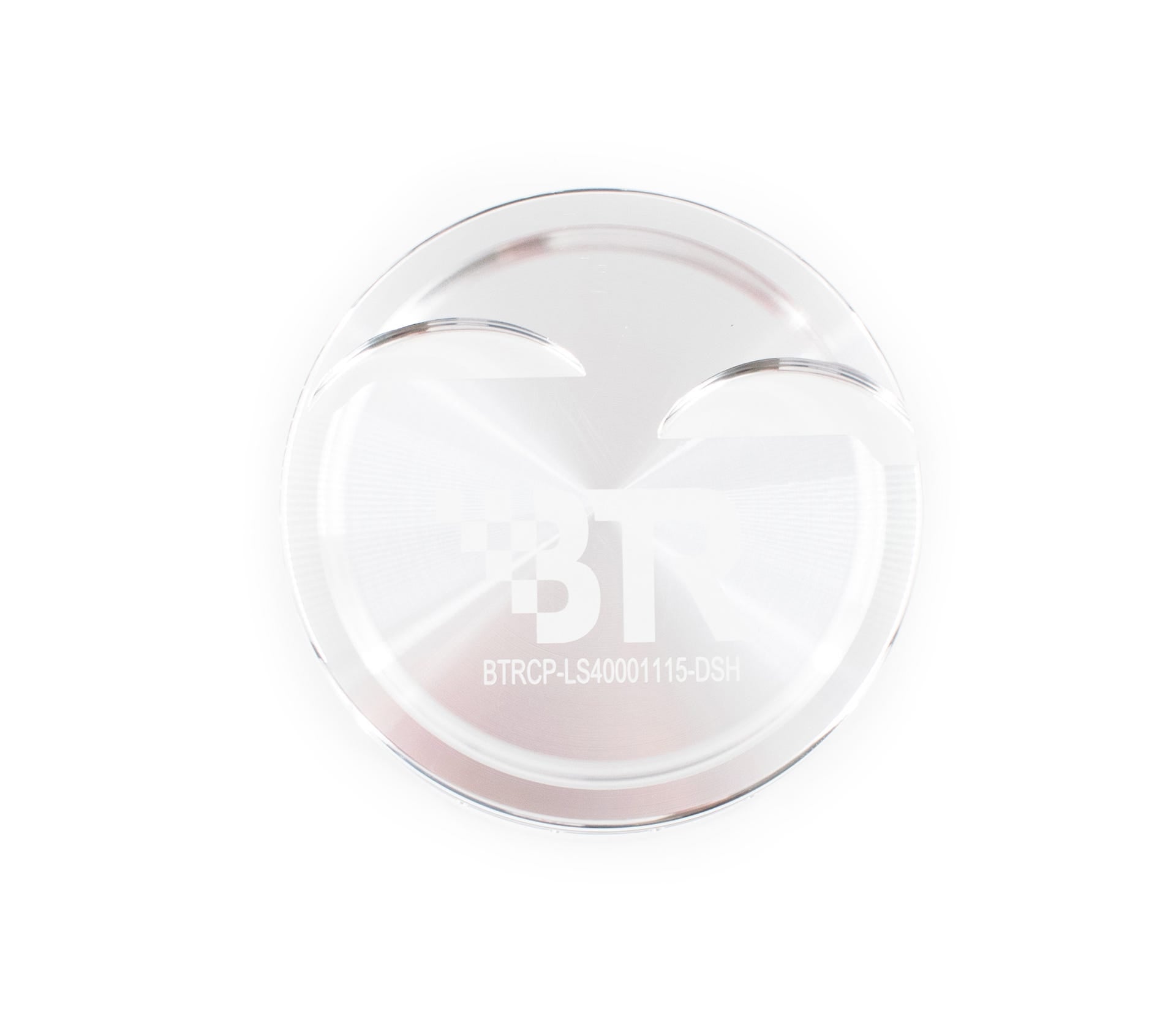 BTR CP PISTON & RING SET - GEN III/IV LS - 4.000" BORE - 4.000" STROKE - 6.125" ROD - 8CC DISH - BTRCP-LS40001115-DSH-8