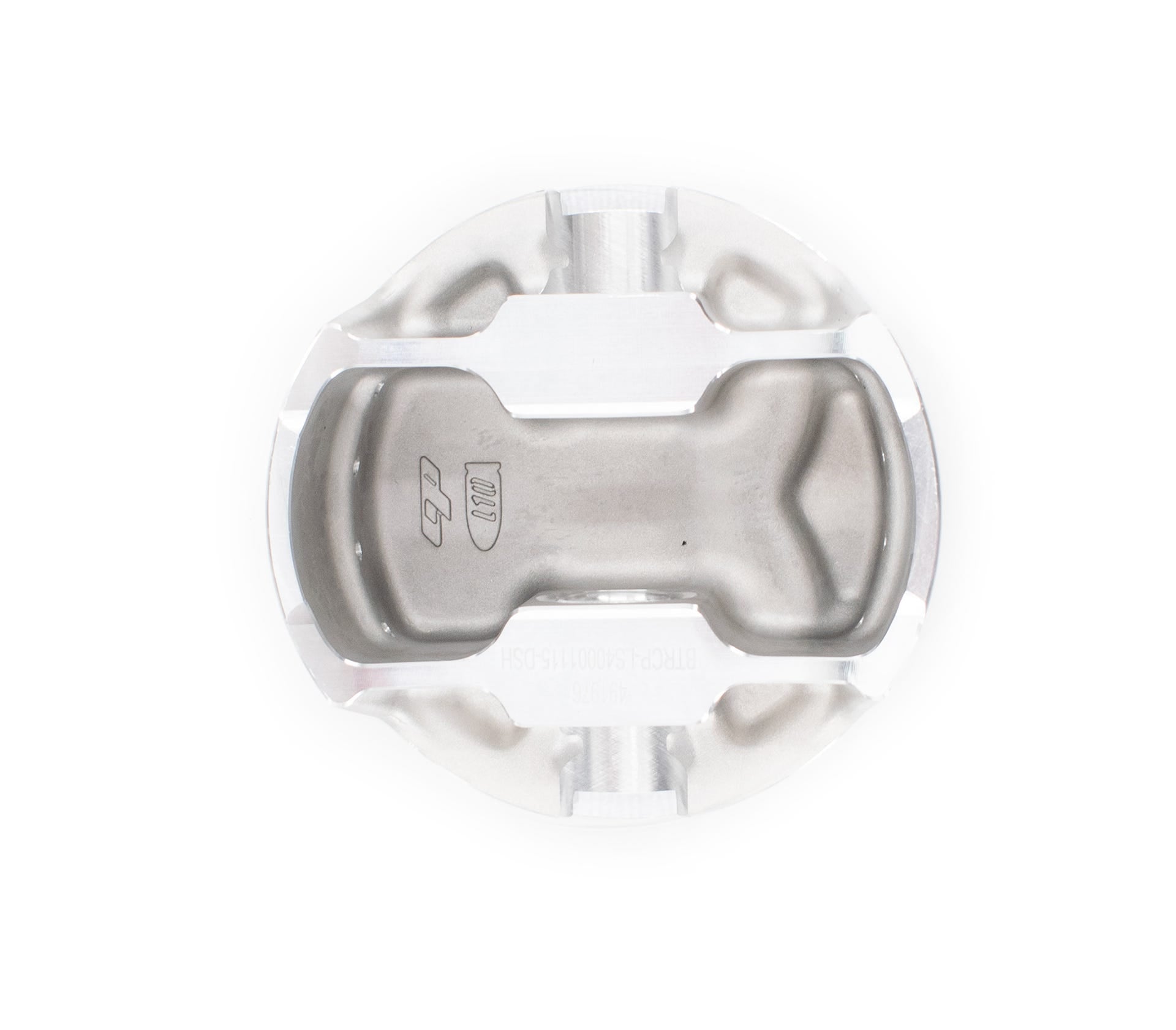 BTR CP PISTON & RING SET - GEN III/IV LS - 4.000" BORE - 4.000" STROKE - 6.125" ROD - 8CC DISH - BTRCP-LS40001115-DSH-8