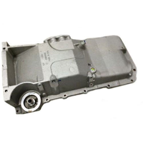 Chevrolet Performance oil pan for 2015 Camaro Z/28 LS7 engine, automotive oil pan accessory, black metal with mounting details
