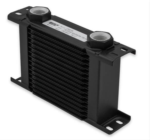 EARLS ULTRAPRO OIL COOLER - 10 ROW - NARROW - BLACK - 210ERL
