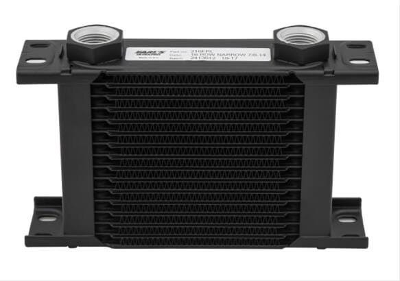 EARLS ULTRAPRO OIL COOLER - 19 ROW - NARROW - BLACK - 219-16ERL