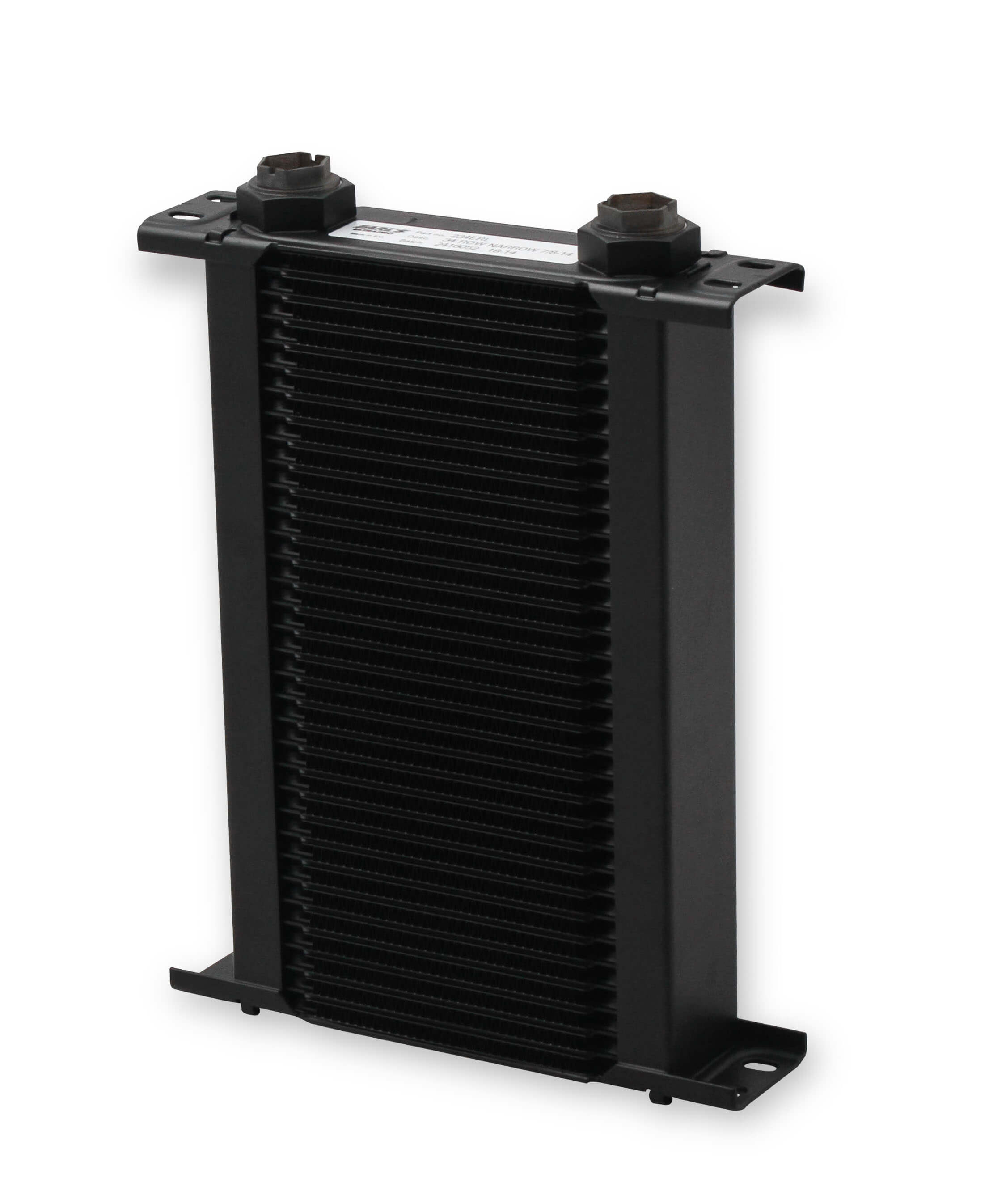 EARLS ULTRAPRO OIL COOLER - 34 ROW - NARROW - BLACK - 234ERL