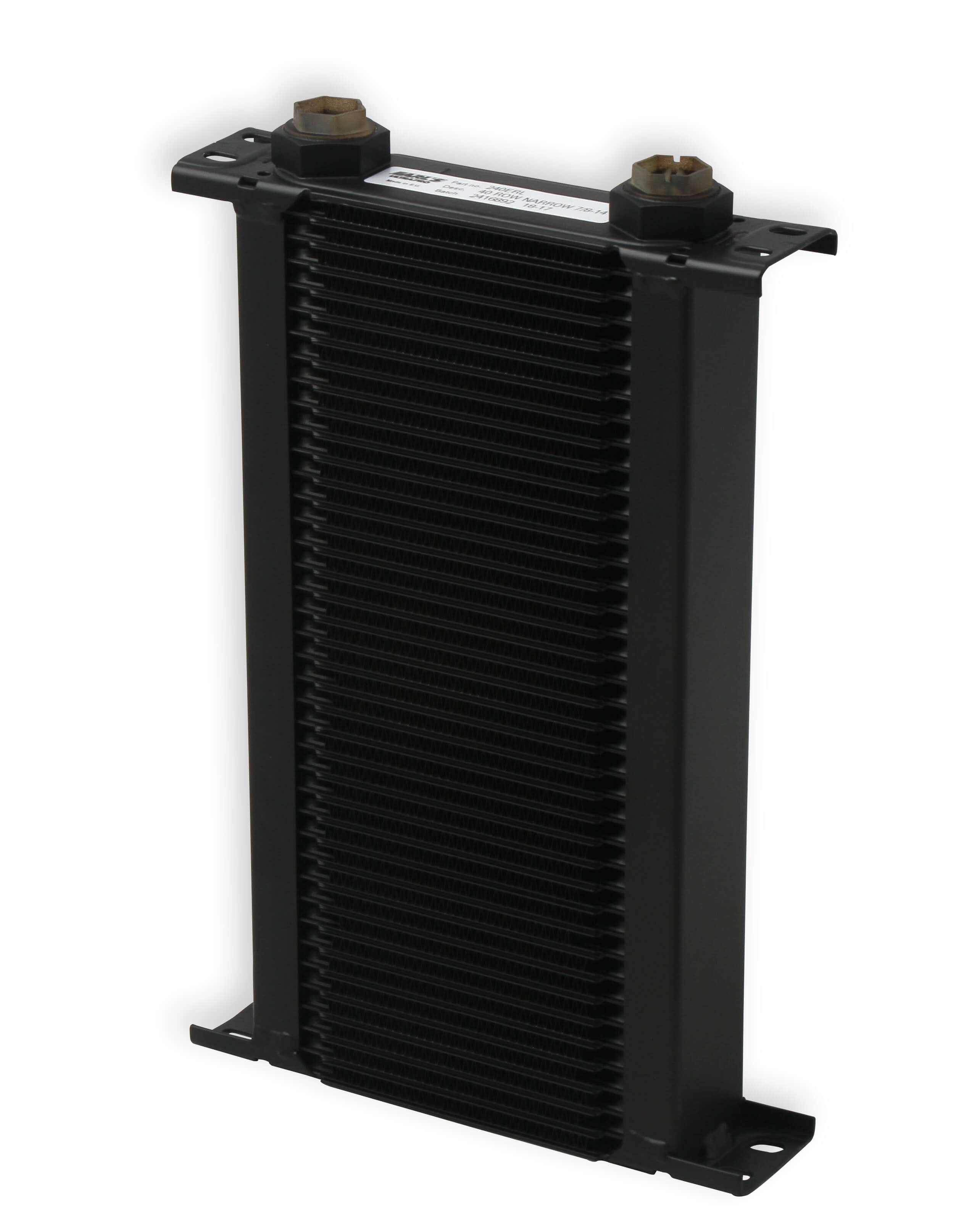 EARLS ULTRAPRO OIL COOLER - 40 ROW - NARROW - BLACK - 240ERL