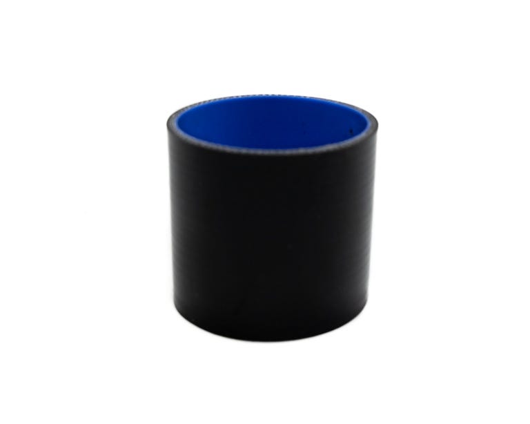 BTR SILICONE 3.00" TO 3.00" STRAIGHT COUPLER - 3" LONG BLACK