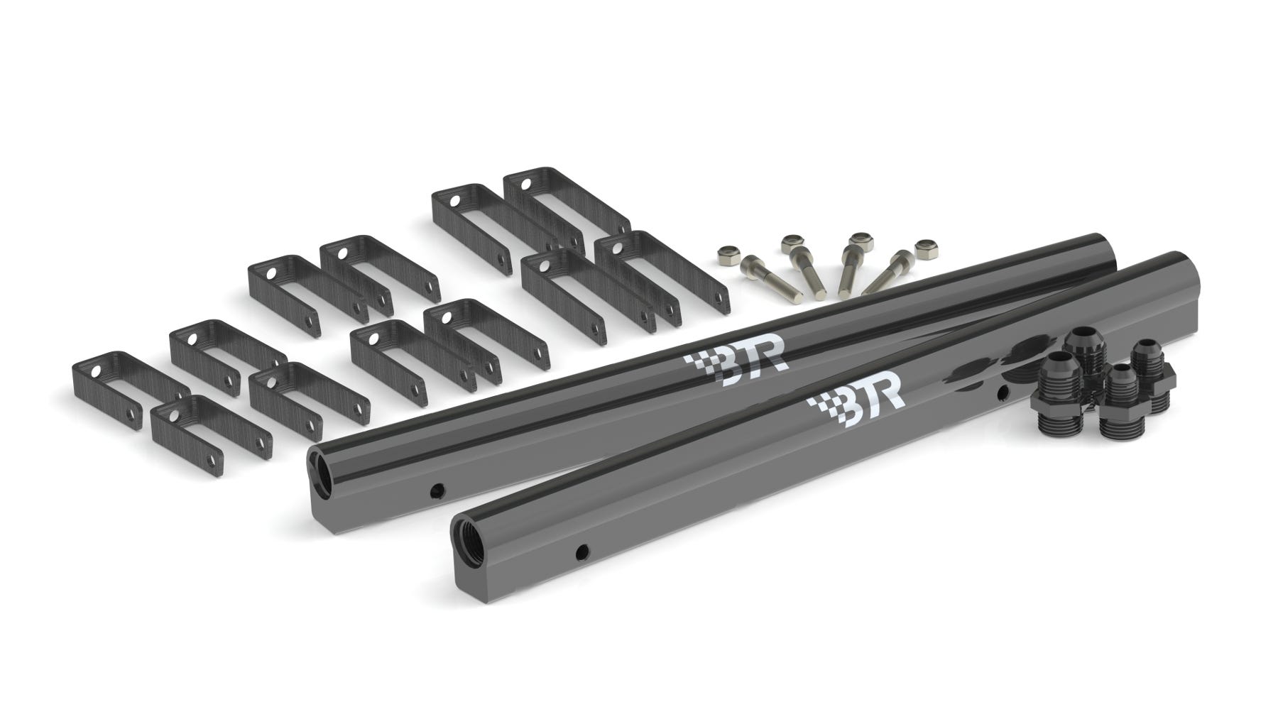 BTR BILLET FUEL RAIL KIT - FOR EQUALIZER AND V1 TRINITY INTAKE MANIFOLDS - FRK-01