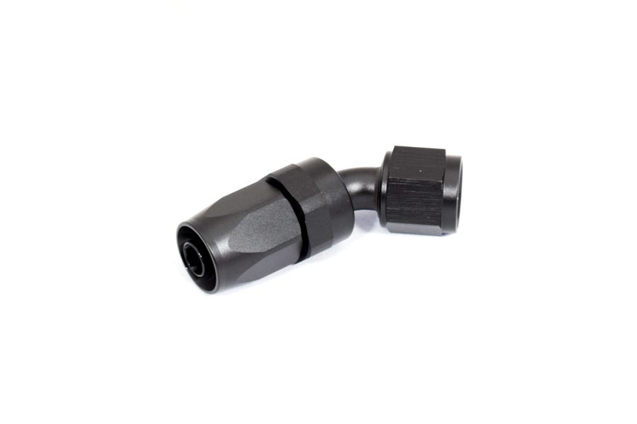 BTR AN FITTINGS - 45° -8AN HOSE END - BLACK - HF-45-08