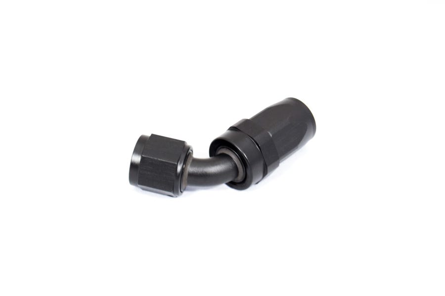 BTR AN FITTINGS - 60° -8AN HOSE END - BLACK - HF-60-08