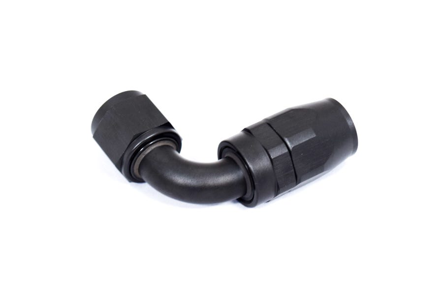 BTR AN FITTINGS - 90° -10AN HOSE END - BLACK - HF-90-010