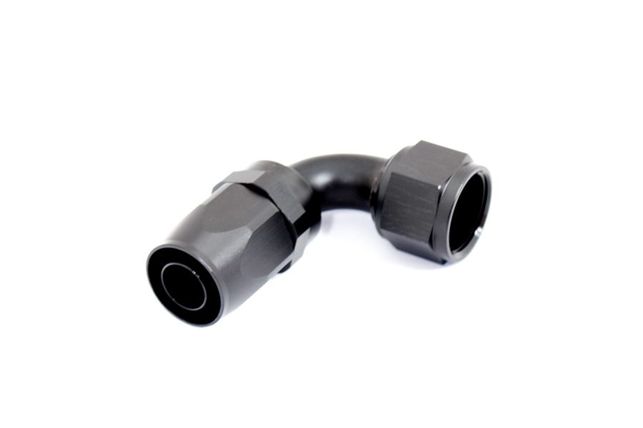 BTR AN FITTINGS - 90° -12 AN HOSE END - BLACK - HF-90-012