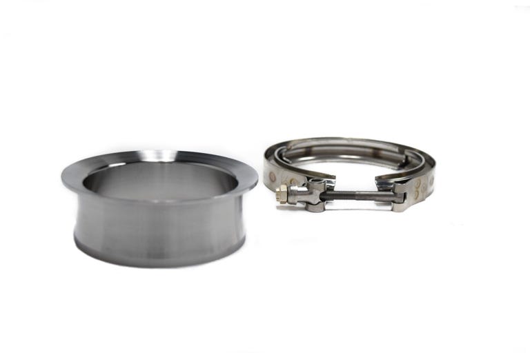 BTR 3.5" MILD STEEL DOWNPIPE FLANGE KIT - W/CLAMP - BTR31781