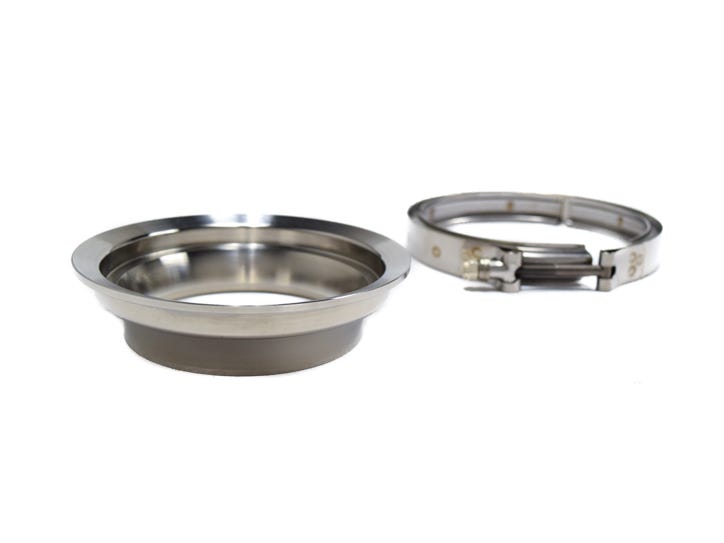 BTR 5" to 4" STAINLESS STEEL REDUCER DOWNPIPE FLANGE - T6 - S400 - WITH CLAMP - BTR41078