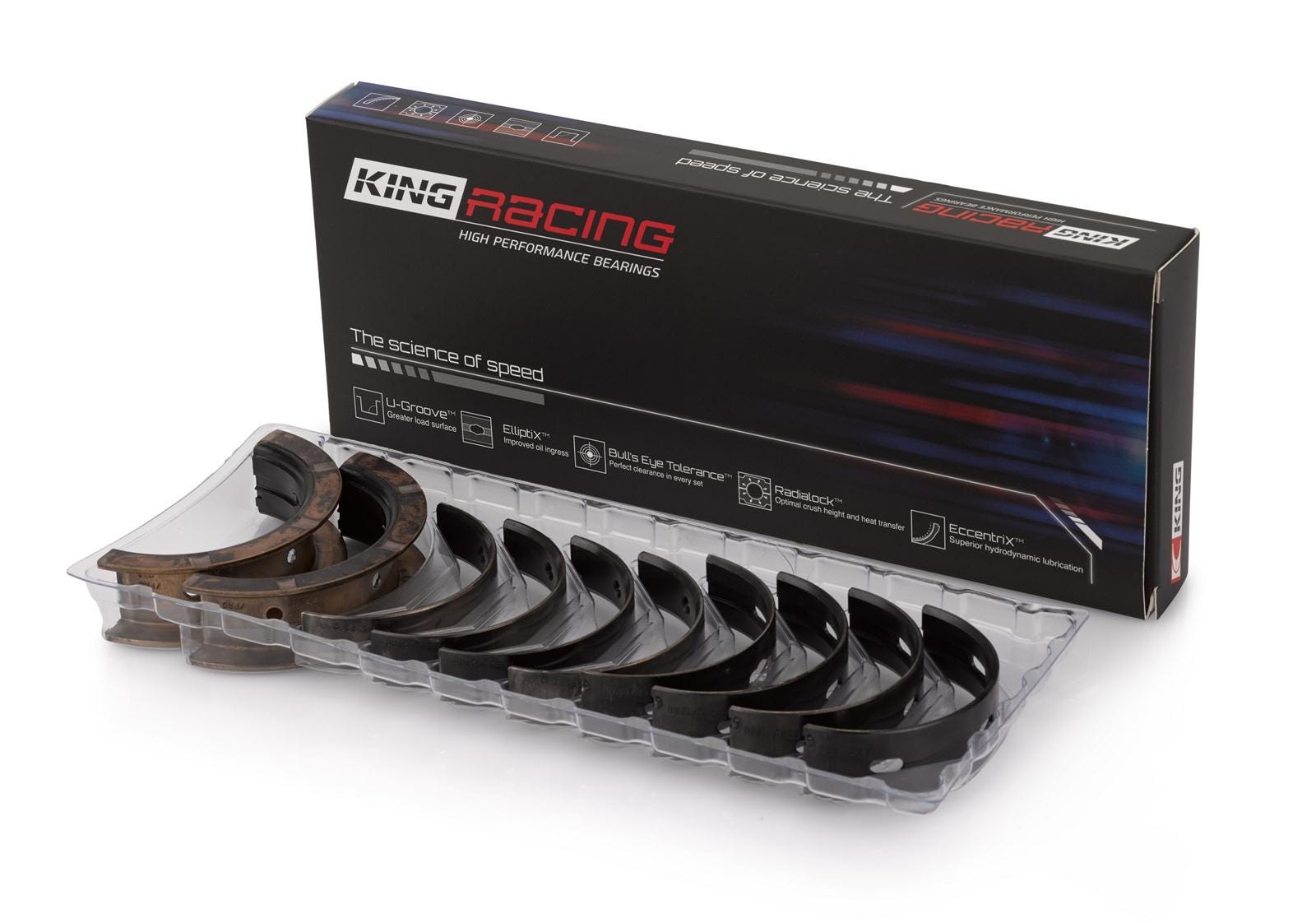 KING MAIN BEARINGS - LS - XP SERIES - FOR .001" UNDERSIZED CRANKS - MB5013XP001