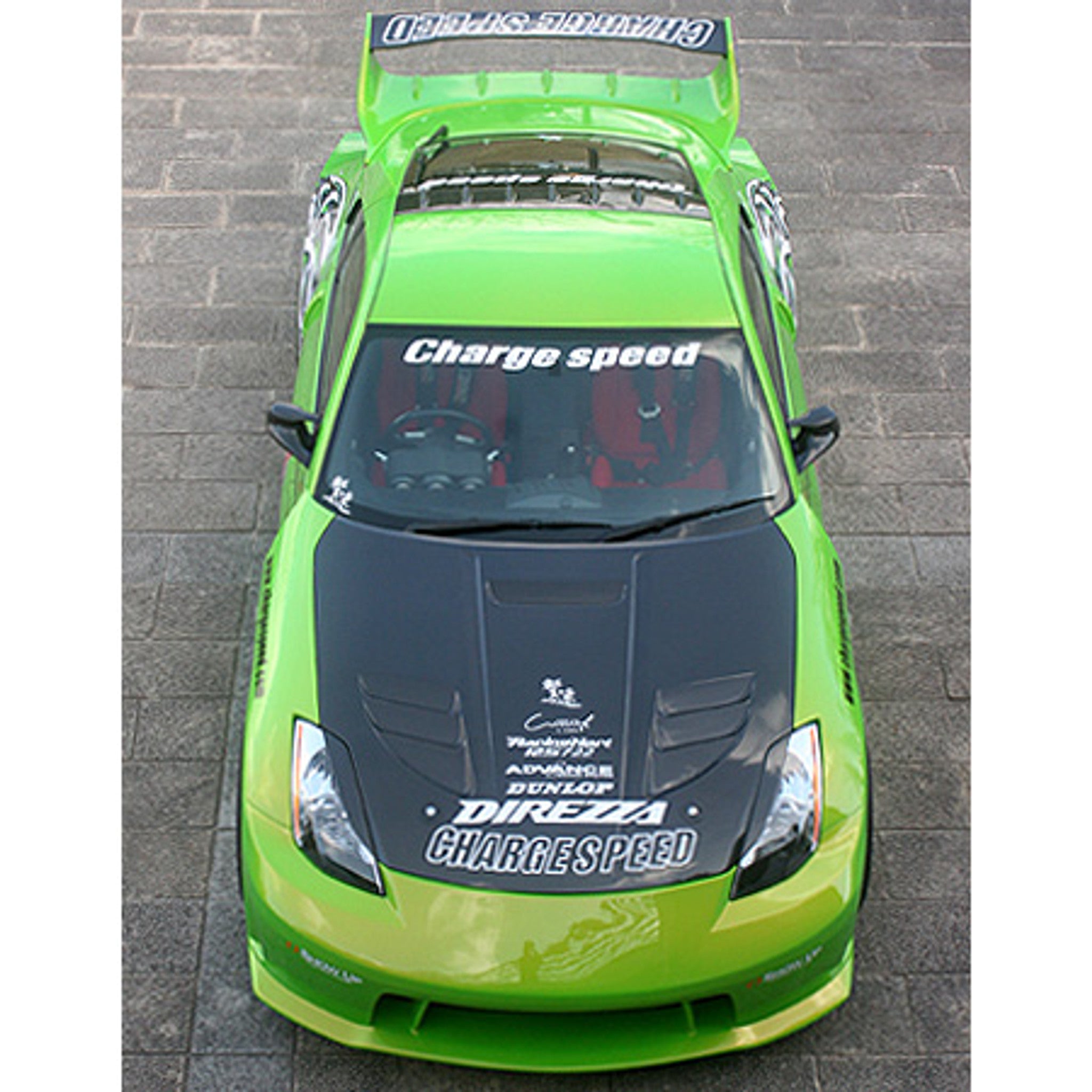 Charge Speed 2003-2008 Nissan 350Z GT Carbon Center Rear Wing