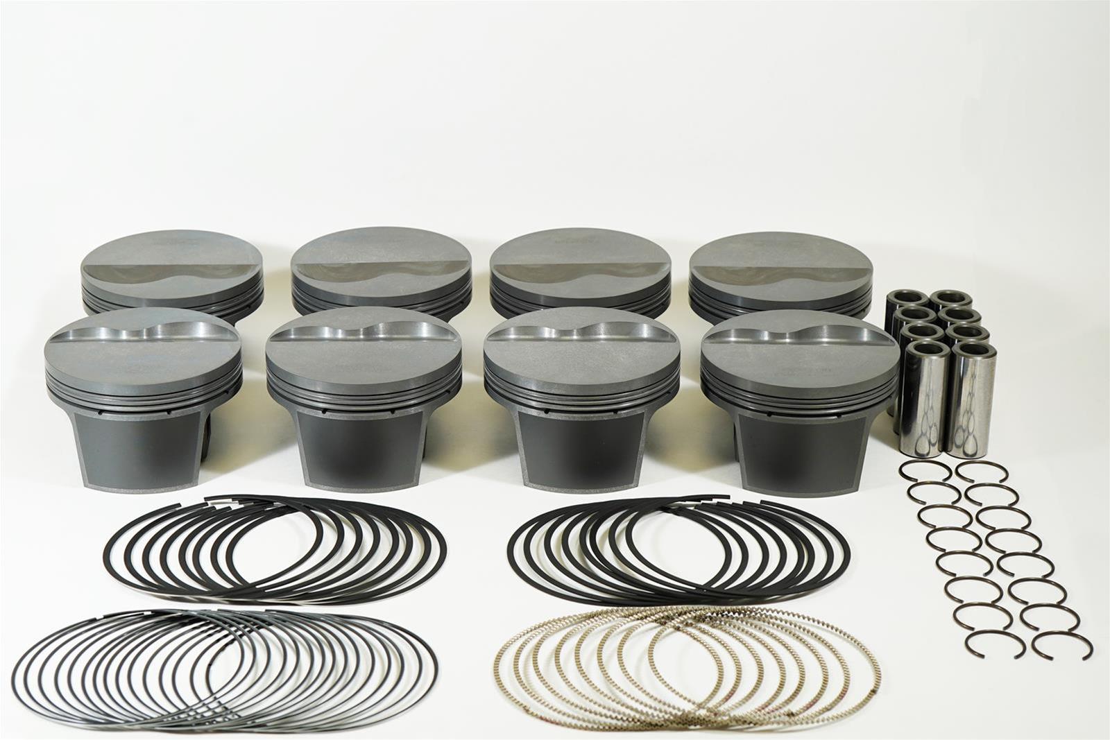 MAHLE POWERPAK PISTON SET - 4.005" BORE - 3.622" STROKE - 6.098" ROD - 5.8CC FLAT TOP - 930227705