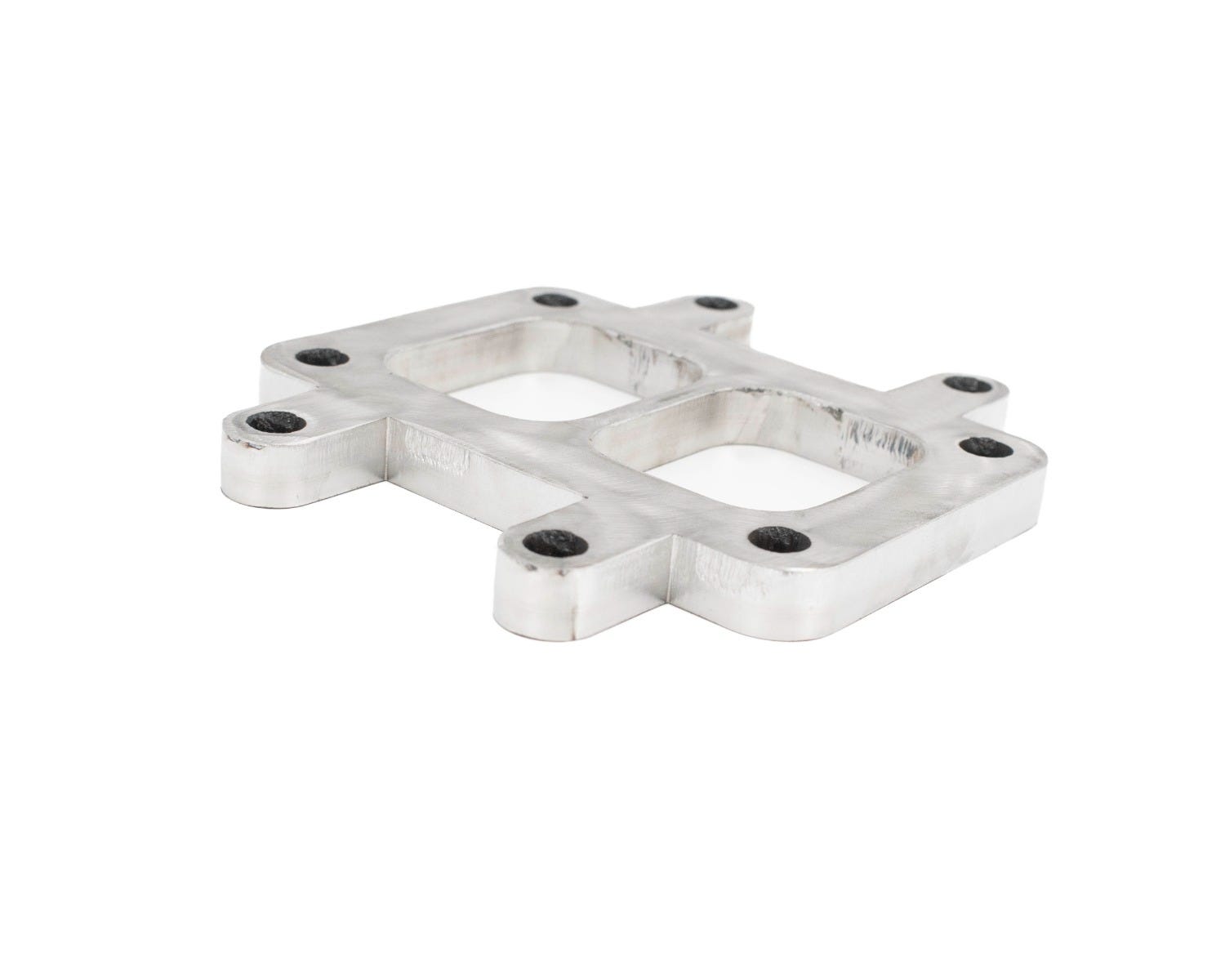BTR T6 DIVIDED INLET FLANGE W/ INTEGRATED MOUNT - STAINLESS - MR/T6/IM/SS