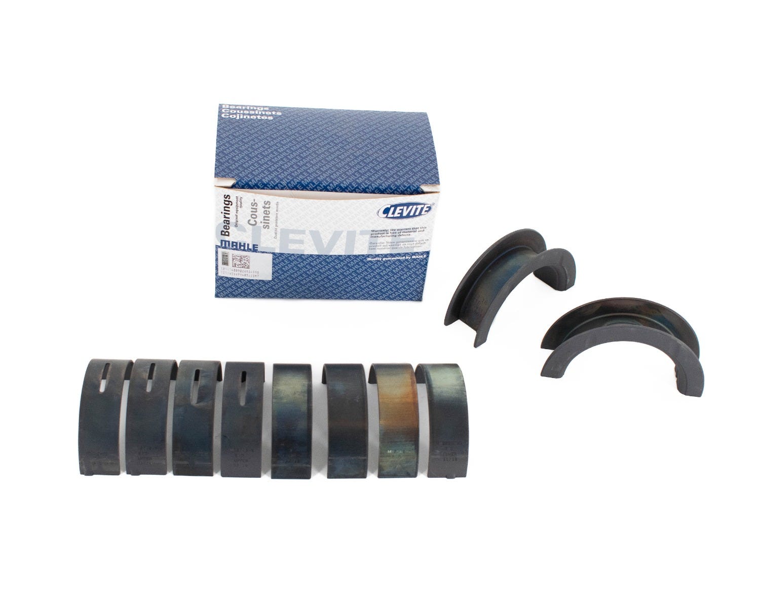 CLEVITE COATED LS MAIN BEARINGS - 351 CLEVELAND MAINS - .001" EXTRA CLEARANCE - MS1010HXC