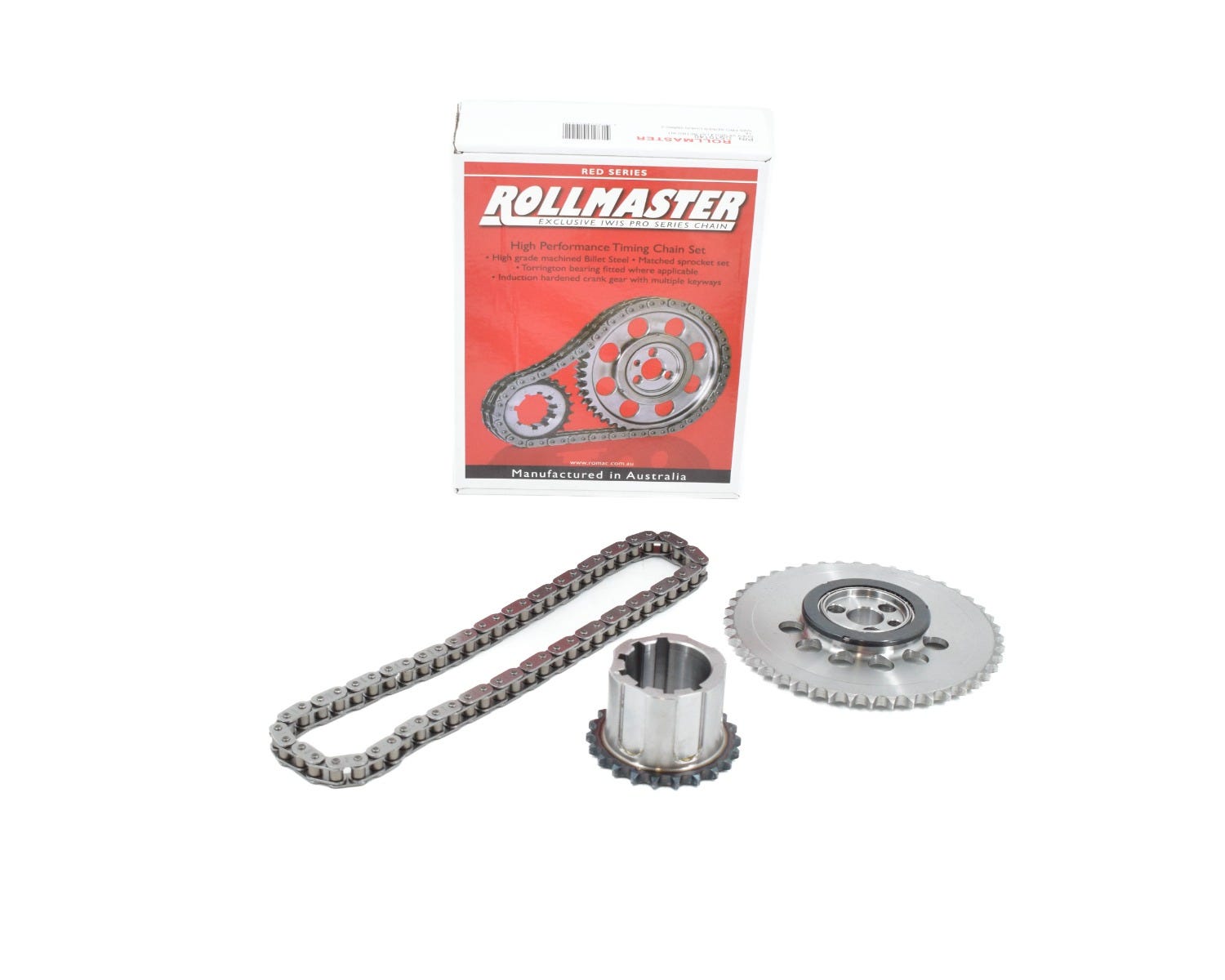 ROLLMASTER RETROFIT TIMING SET - L8T CRANK IN LS BLOCK - SINGLE POLE CAM GEAR - NA-CS10140