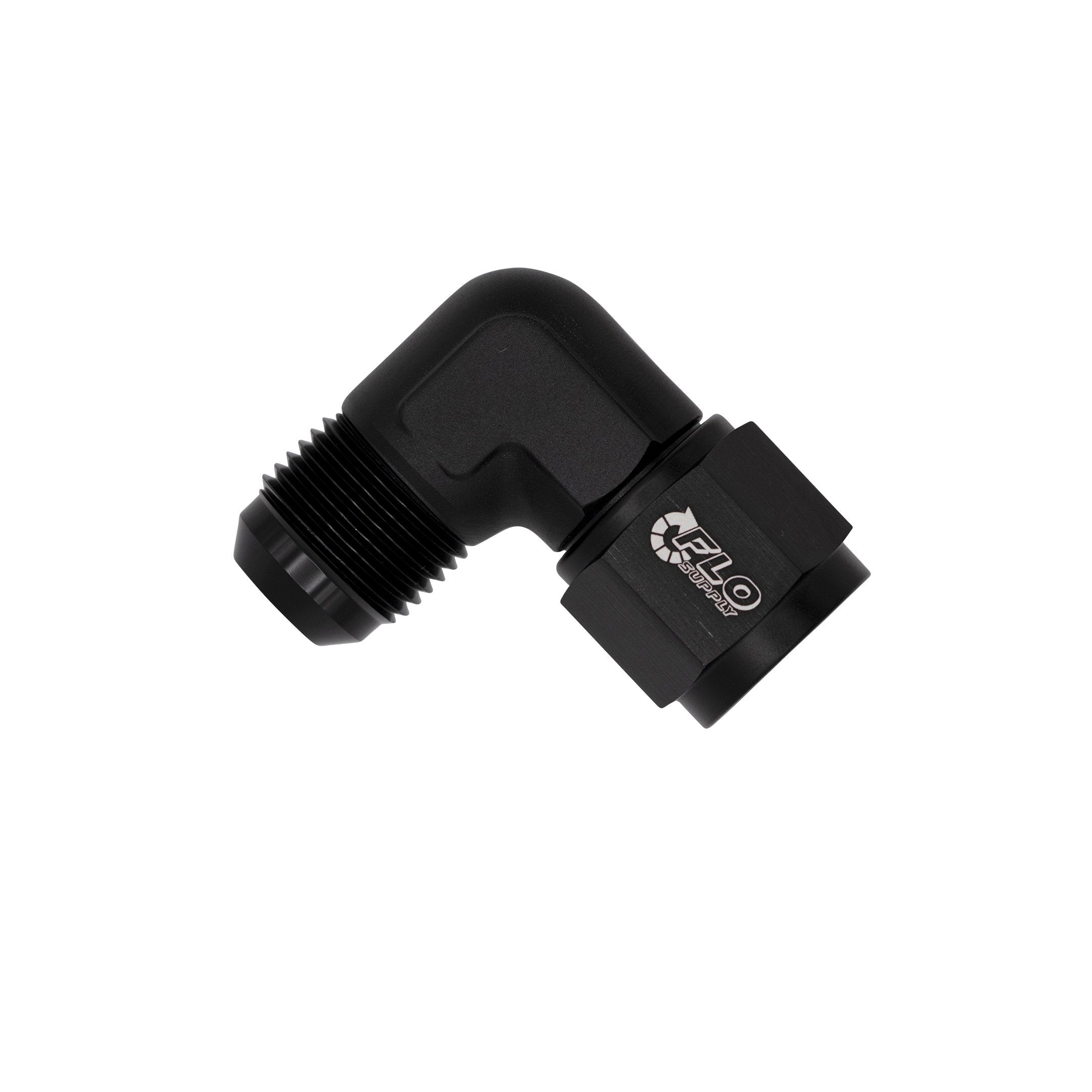 Flo Supply 8AN 90 Degree Female To Male Swivel