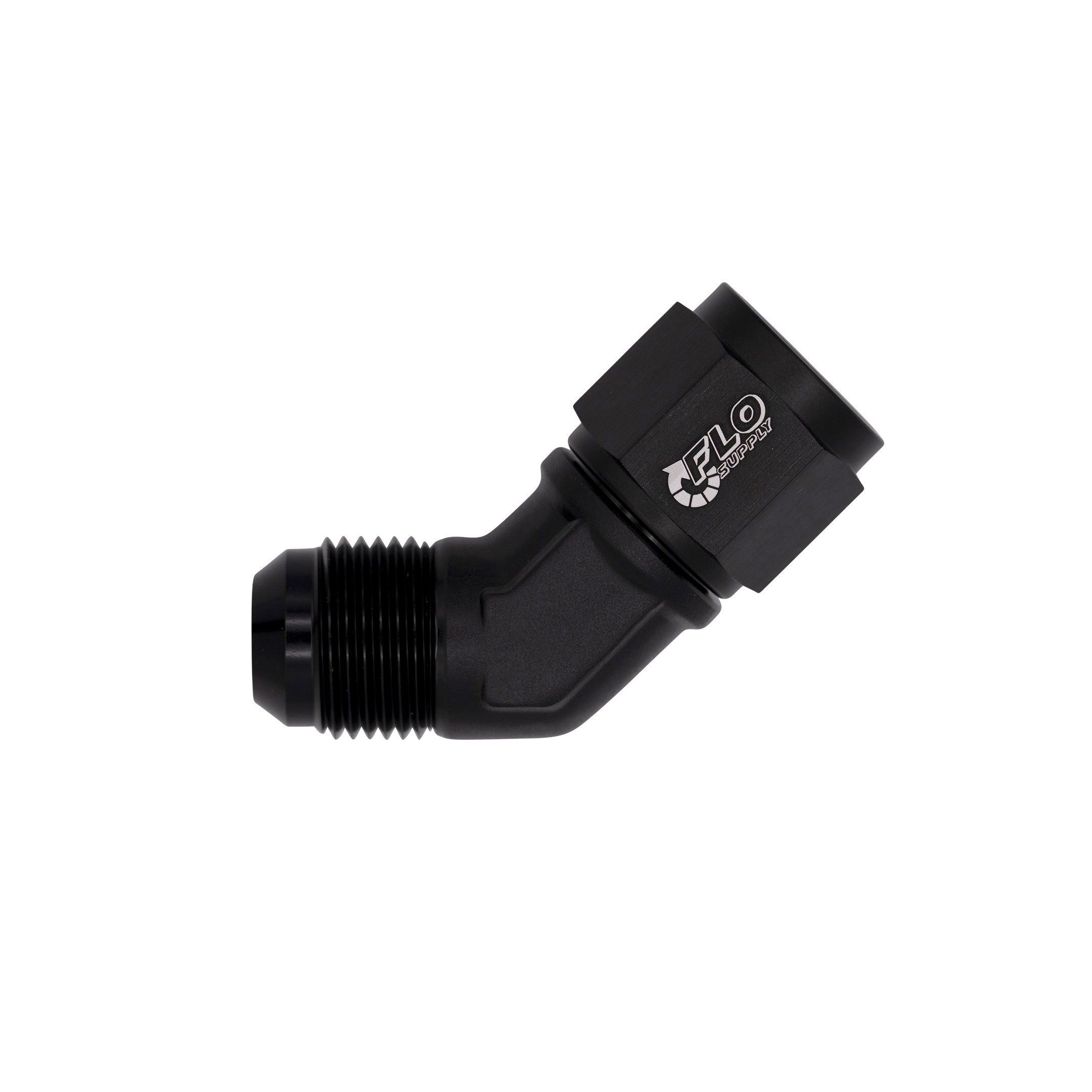 Flo Supply 6AN 45 Degree Female To Male Swivel