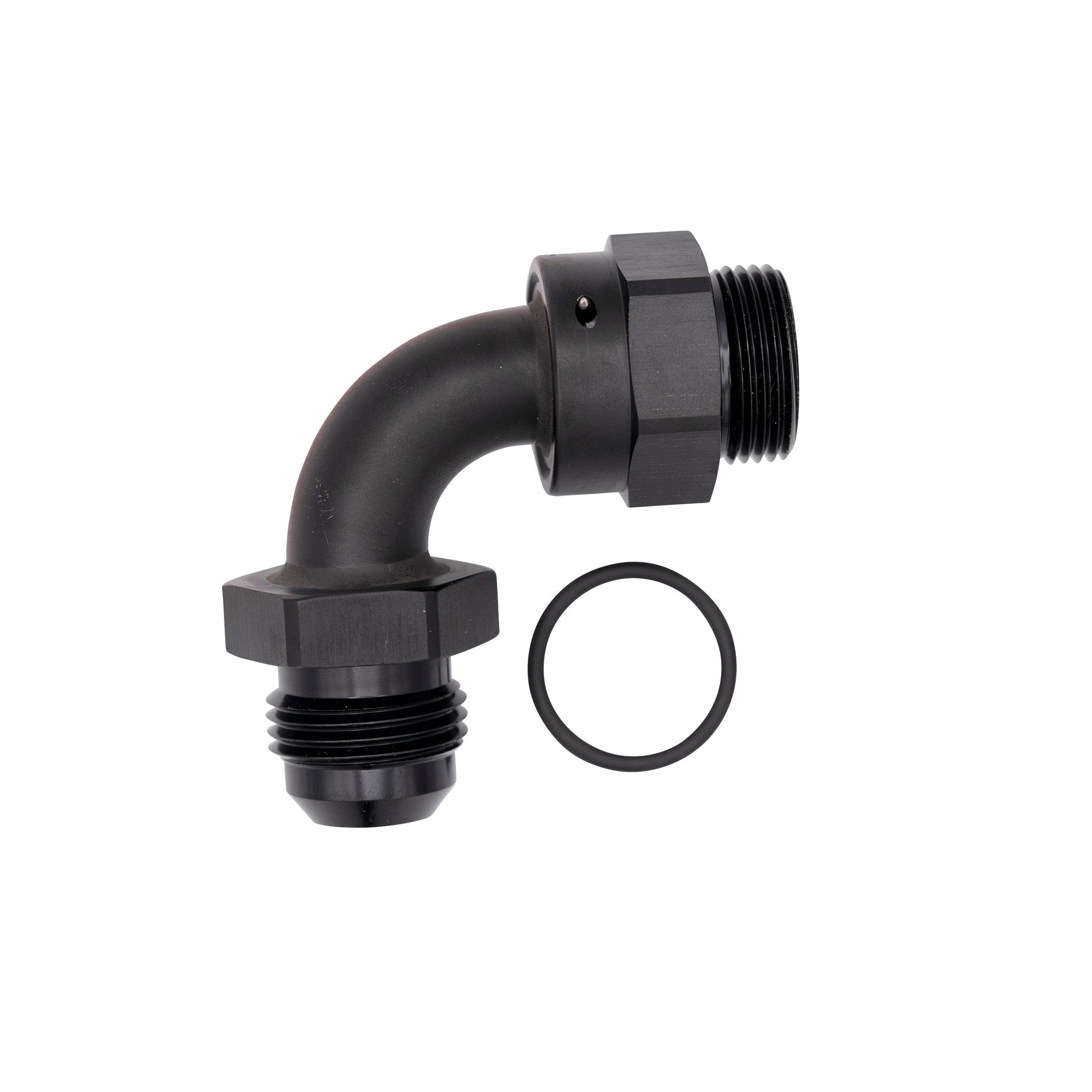 Flo Supply M22 ORB 90 Degree Male to 8AN Male Swivel Adapter