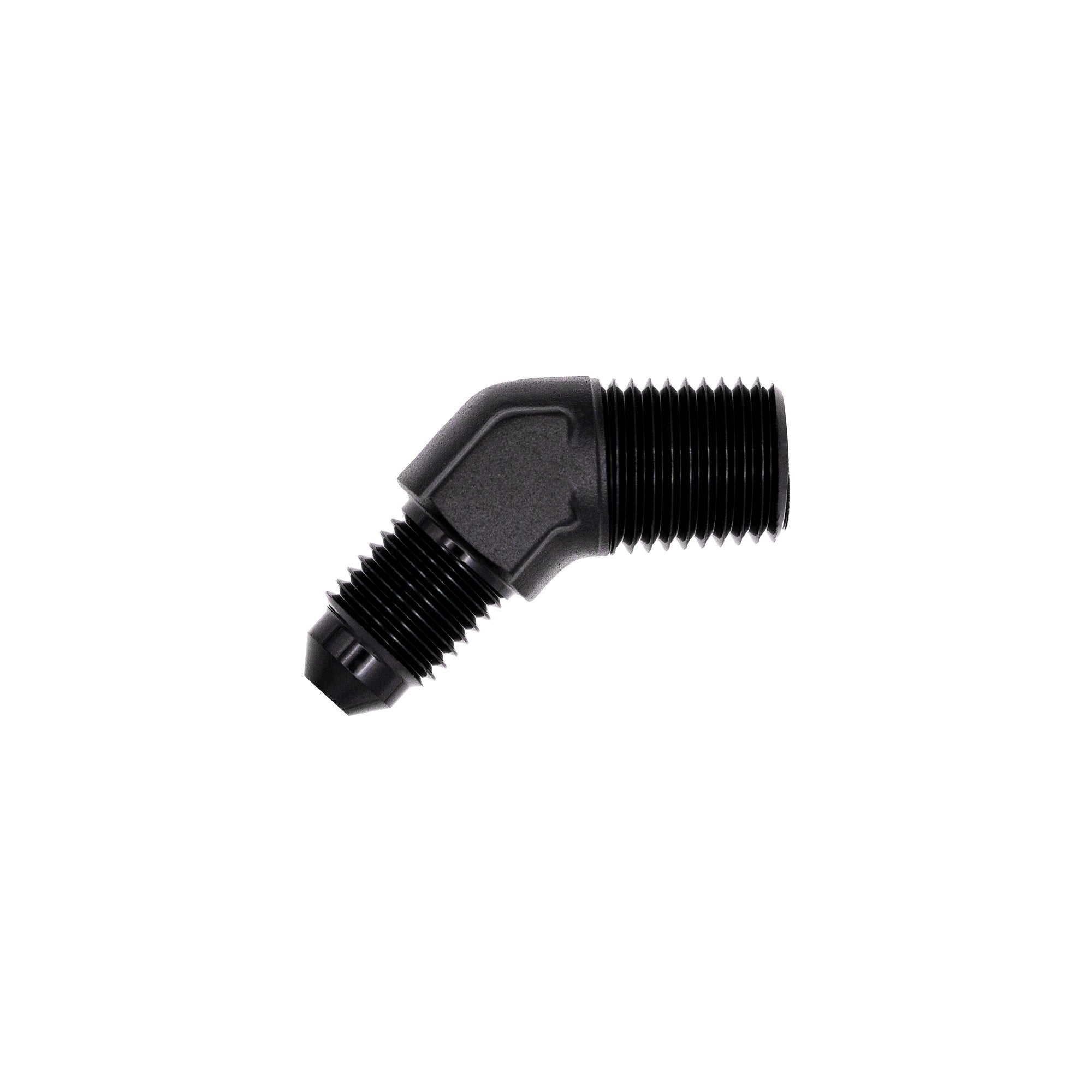 Flo Supply 1" NPT 45 Degree Male To 16AN Male Adapter