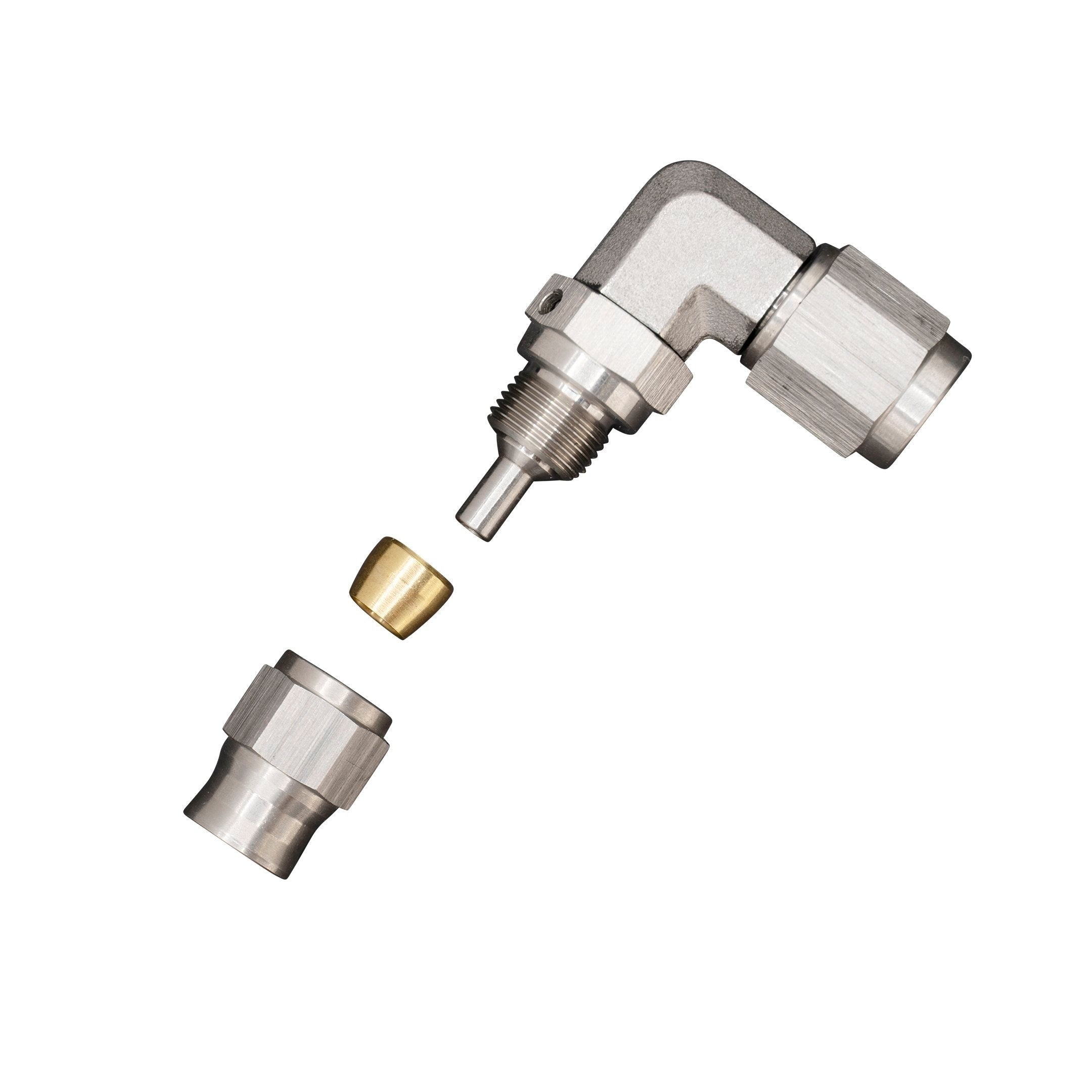 Flo Supply 3AN Female 90 Degree to 3AN Hose End