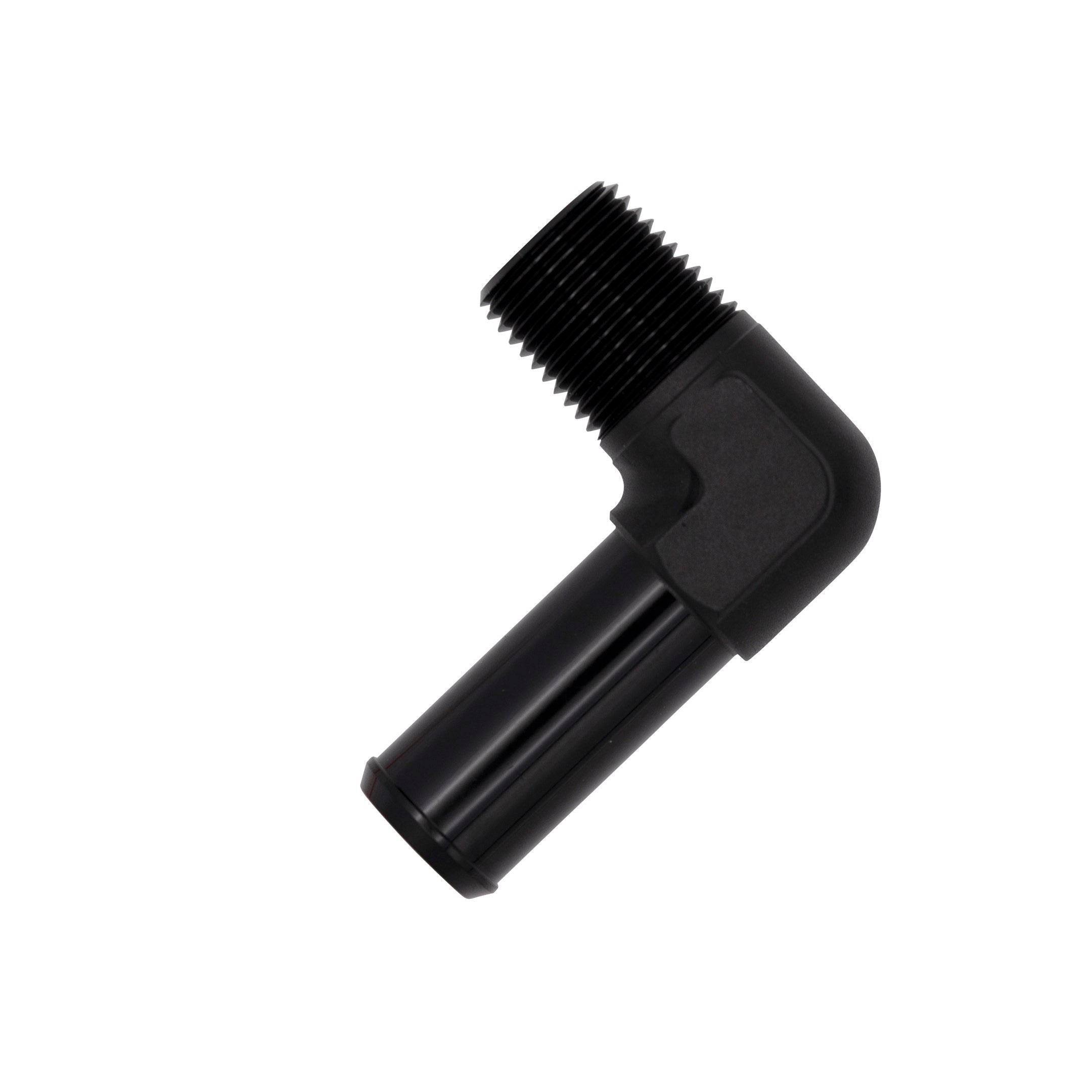 Flo Supply 3/4" NPT Male To 3/4" Barb 90 Degree Adapter