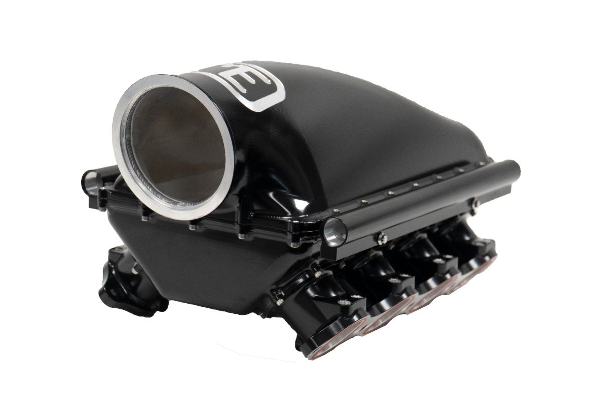 CUSTOM CANTED VALVE LME RACING 2400HP BILLET INTAKE - POWDER COAT