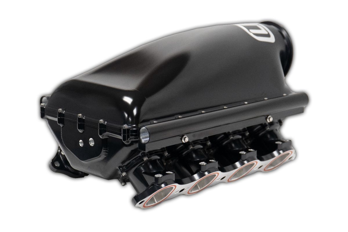CUSTOM CANTED VALVE LME RACING 2400HP BILLET INTAKE - POWDER COAT