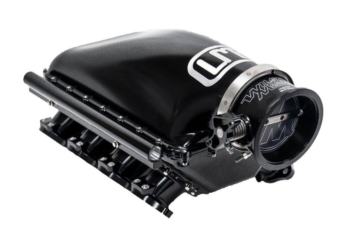 CUSTOM CANTED VALVE LME RACING 2400HP BILLET INTAKE - POWDER COAT
