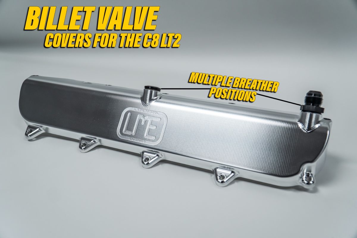 LT2 C8 Billet Valve Covers