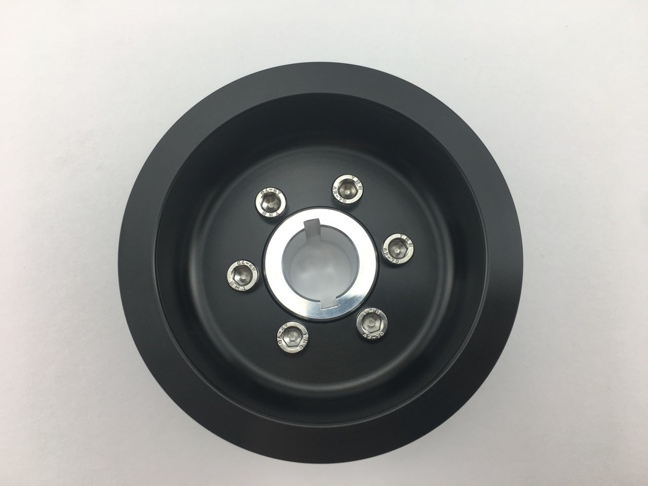 4.25" 2pc 12 Rib "Standard"  Black L3 (Pulley Only)