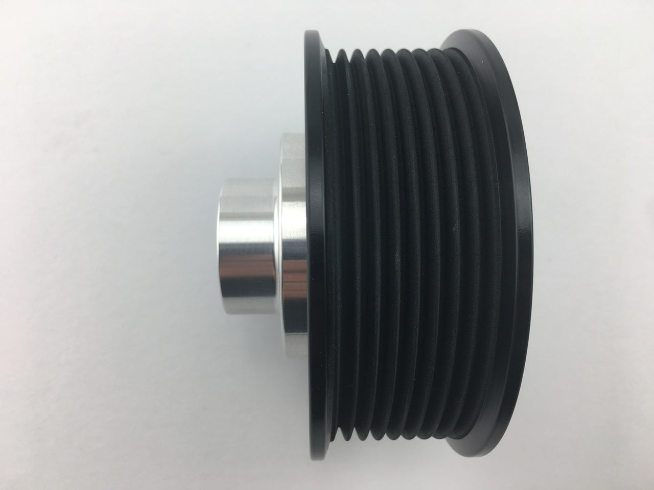 4.25" 2pc 12 Rib "Standard"  Black L3 (Pulley Only)