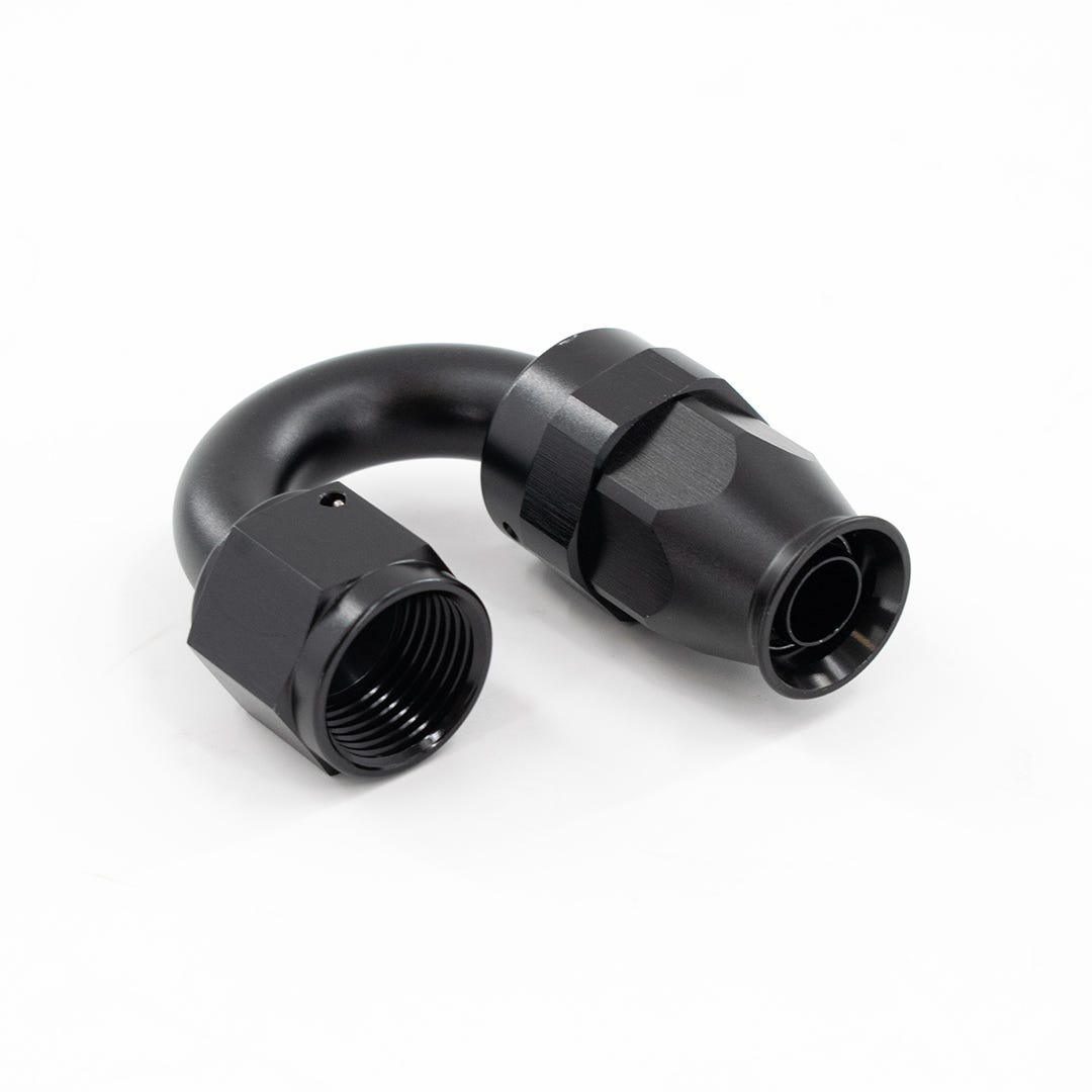 BTR PTFE 180° HOSE END - 10AN - HF-180-010-PTFE