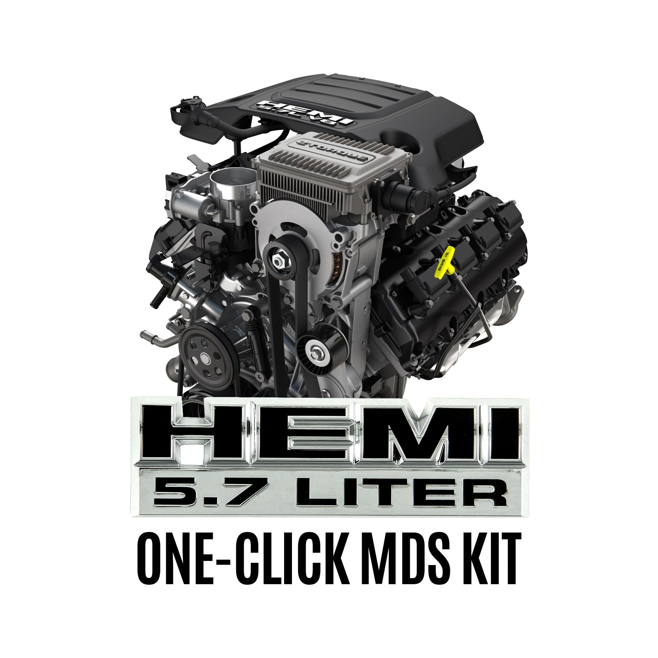 BTR ONE CLICK KIT - GEN III HEMI STOCK CAM AND MDS CONVERSION KIT FOR 2009+ 5.7 RAM TRUCKS