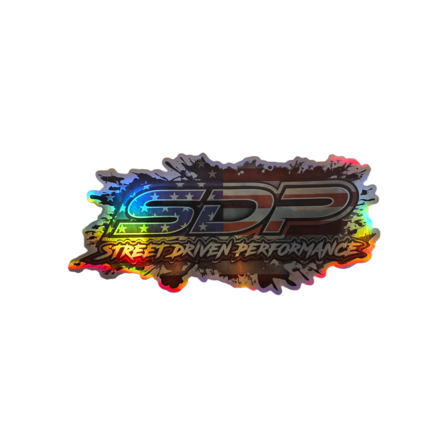 Street Driven Performance 4" x 9" American flag decal / sticker