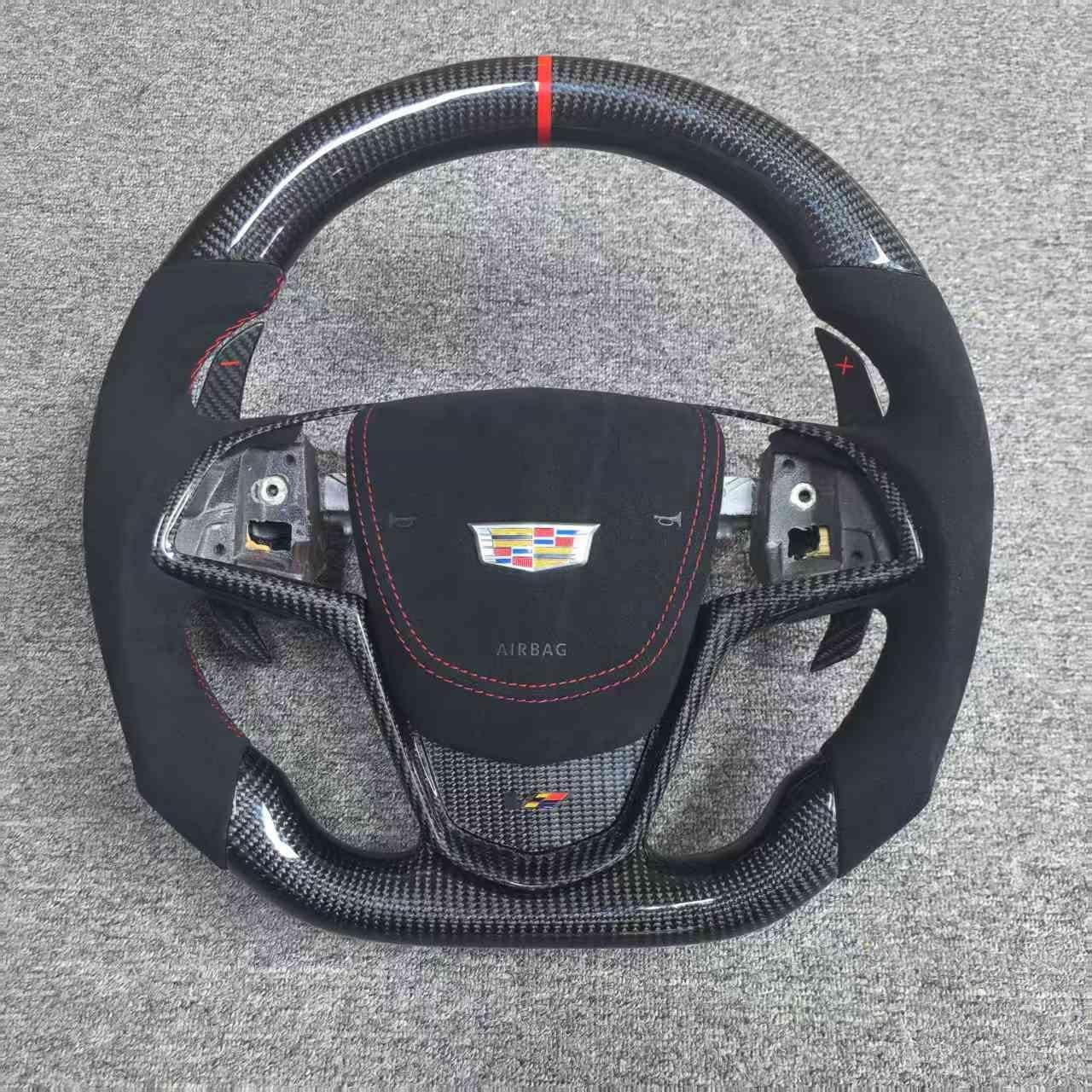 2016-2019 Cadillac CTS-V V3 Custom Carbon Fiber Shifter Paddles for Steering Wheel