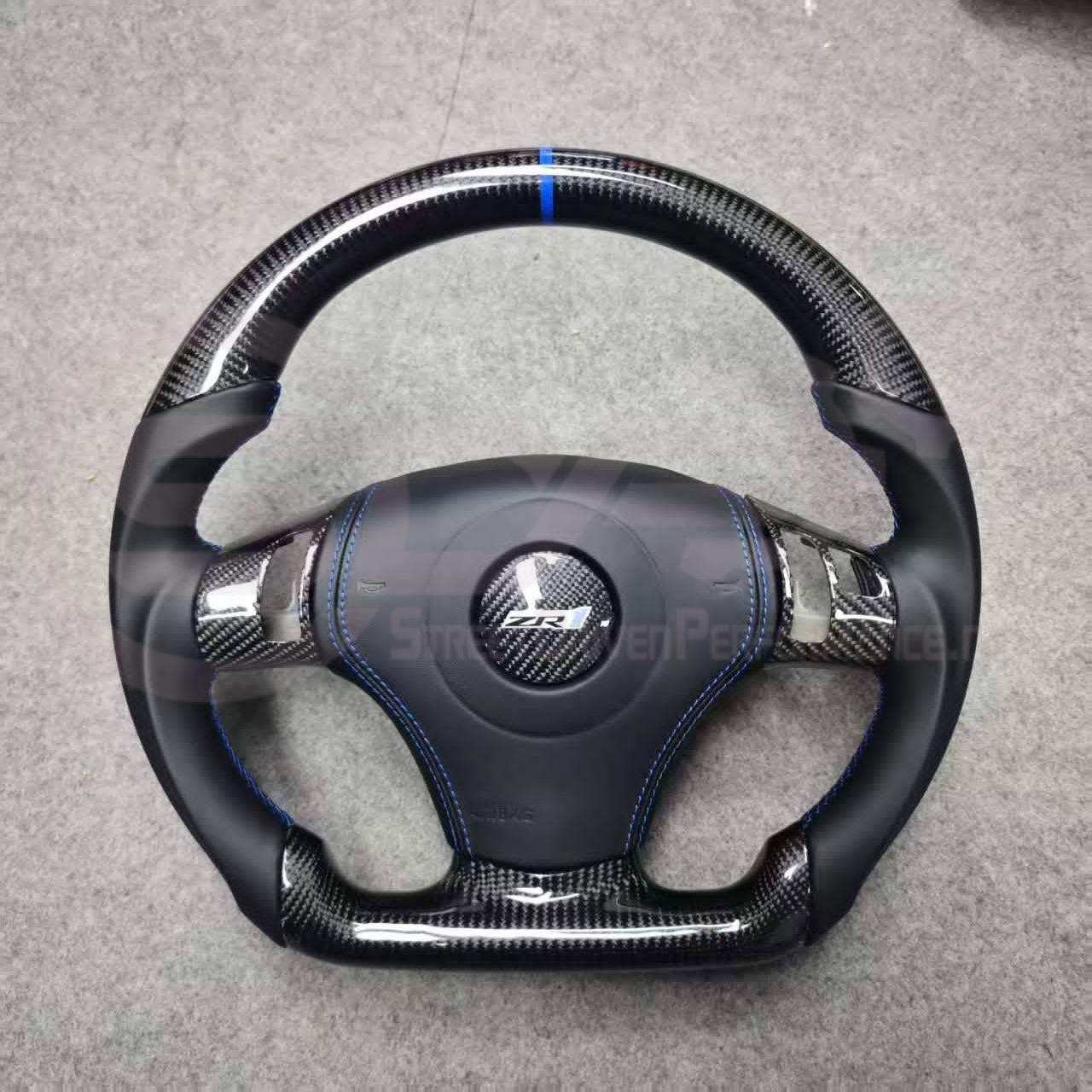 2005 - 2013 C6 Corvette Custom Carbon Fiber Steering Wheel with options
