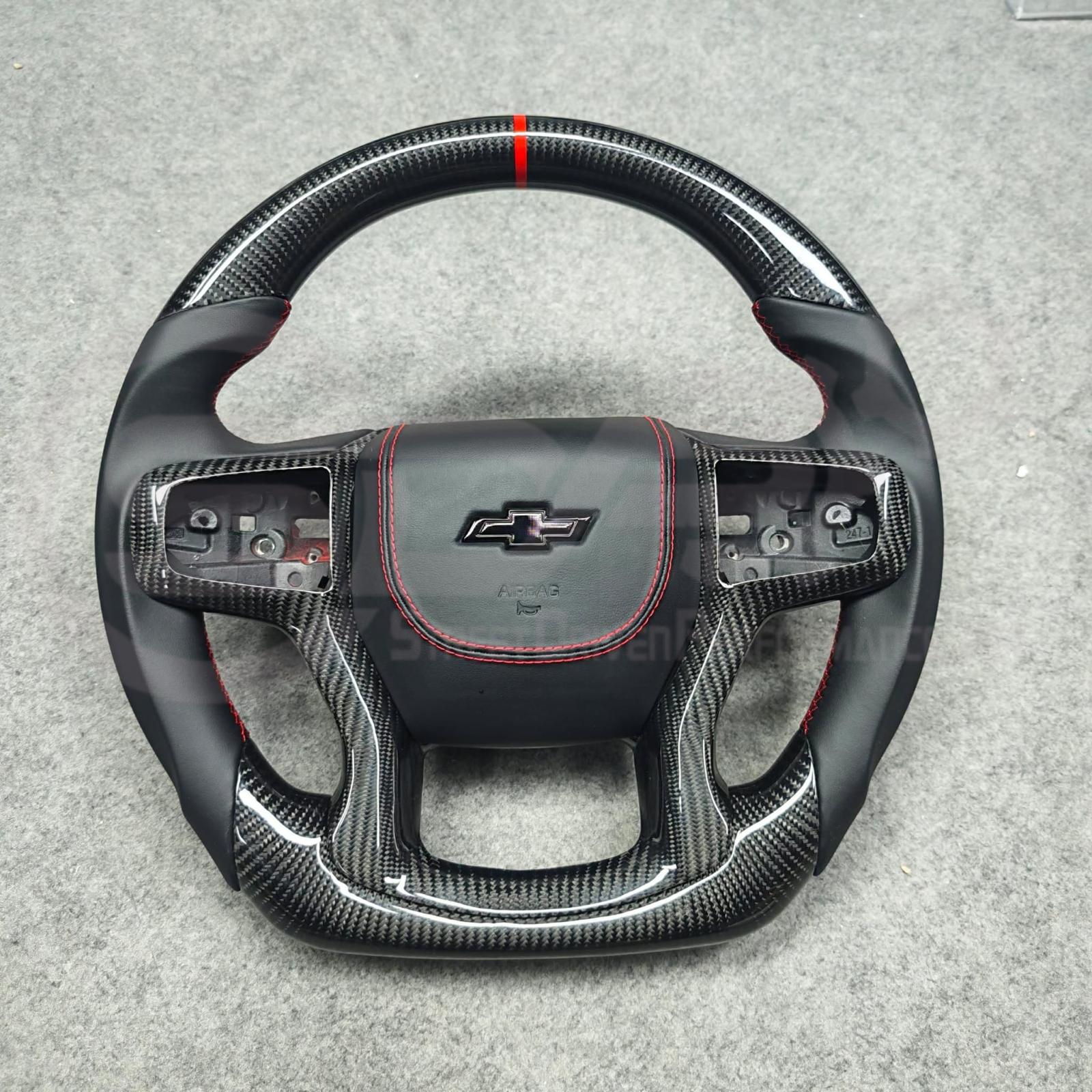 2007 - 2024+ Chevrolet Suburban - Custom Carbon Fiber Steering Wheel with options