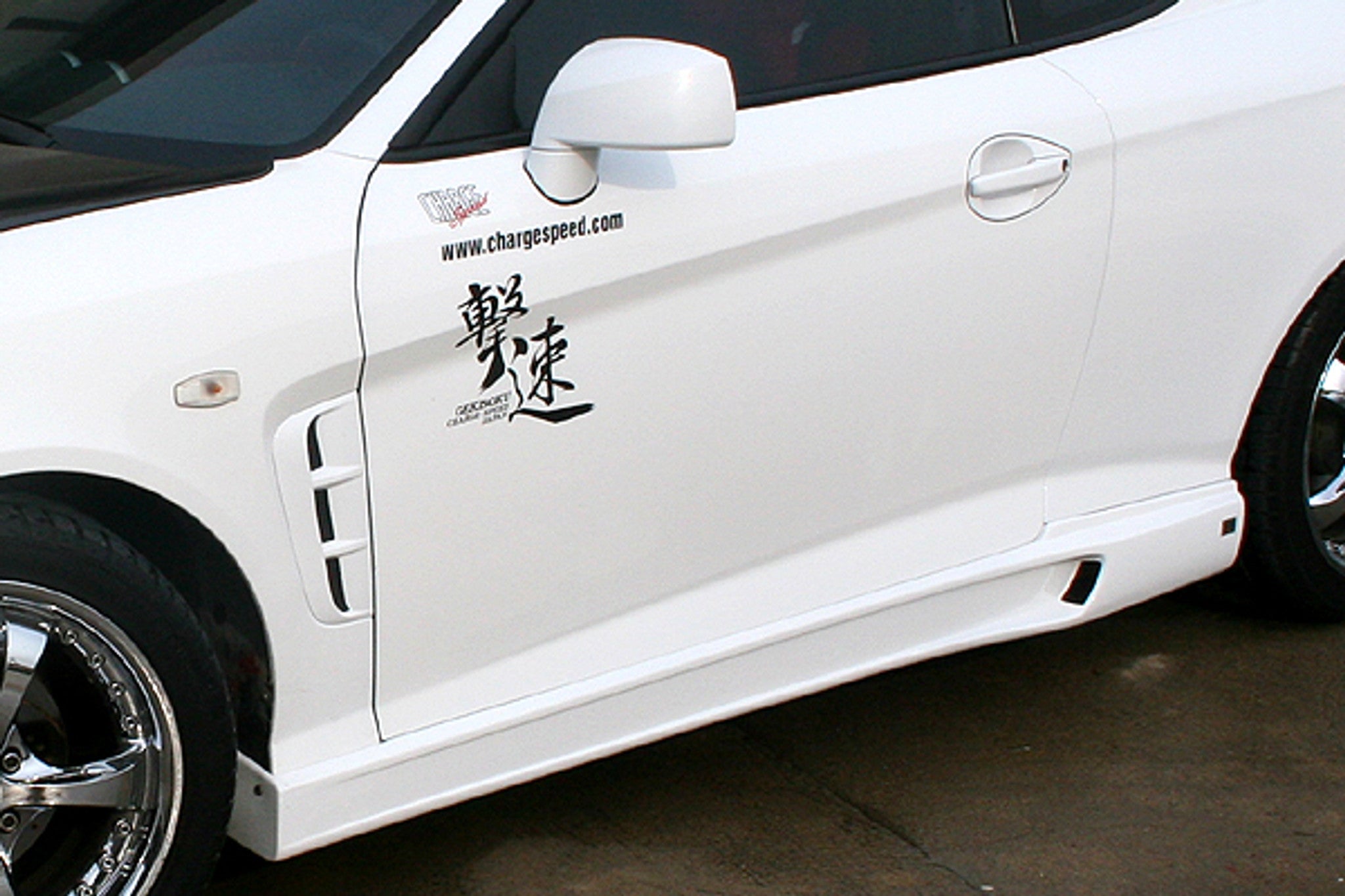 Charge Speed 2003-2006 Hyundai Tiburon GK Coupe Side Skirts