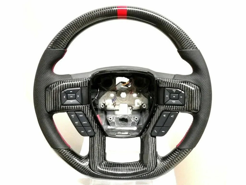 2015 - 2020 Ford F-150 & Gen 2 Raptor - Custom Carbon Fiber Steering Wheel with options