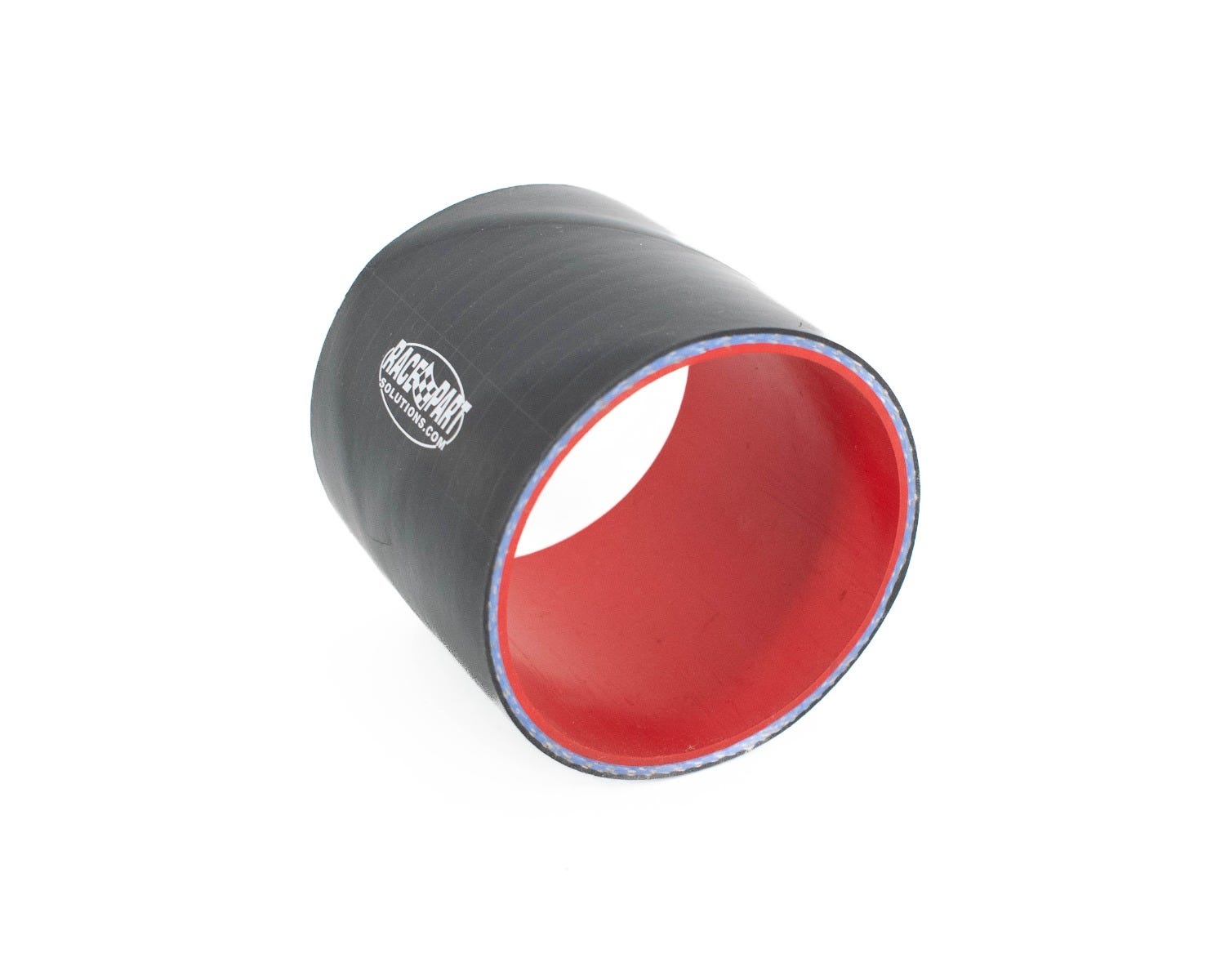 BTR SILICONE 3.00" STRAIGHT COUPLER - 3" LONG BLACK