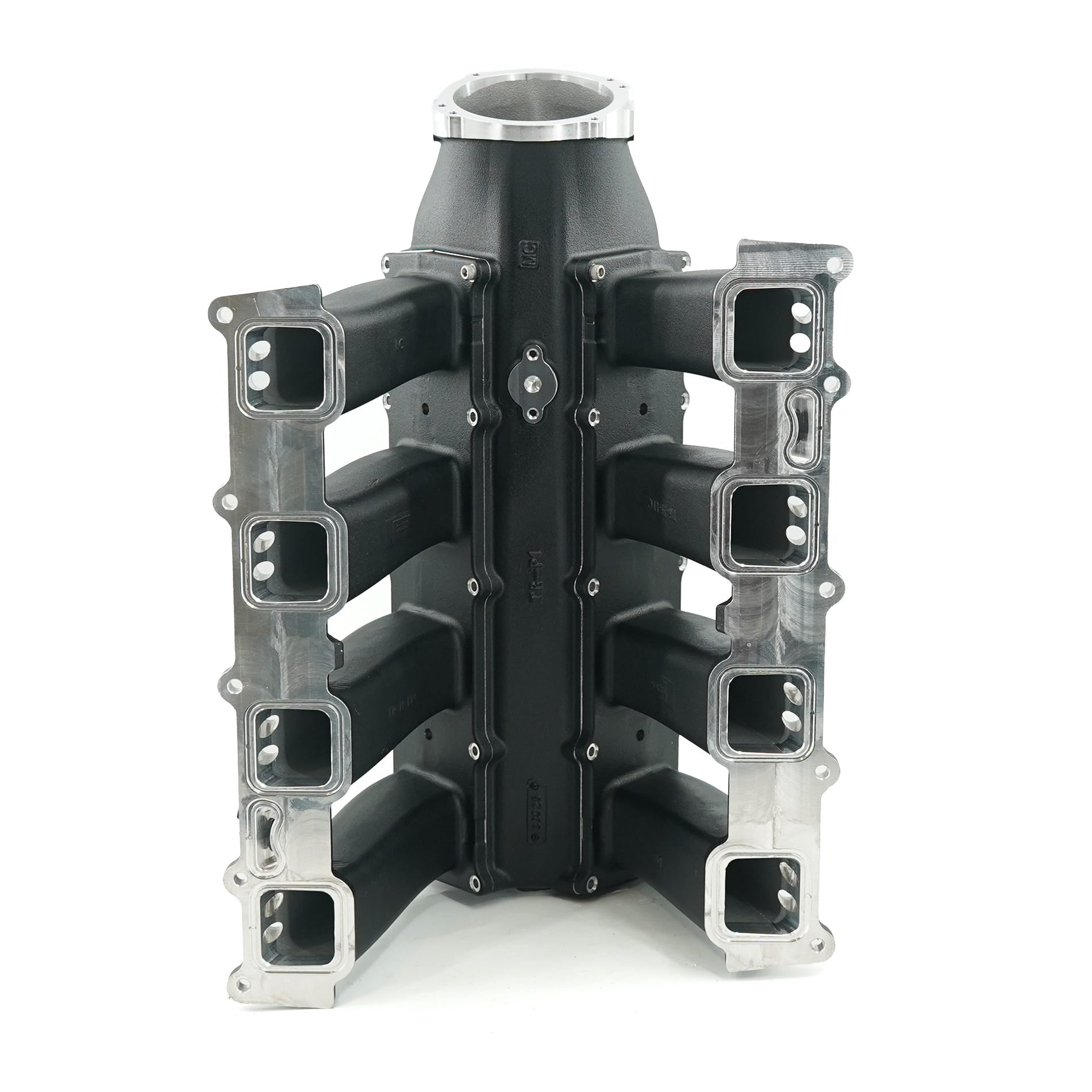 BTR TRINITY INTAKE MANIFOLD - HEMI 6.2 LONG RUNNER - BLACK - DUAL INJECTOR - TRA-62HEMI-BLK-LL-2I