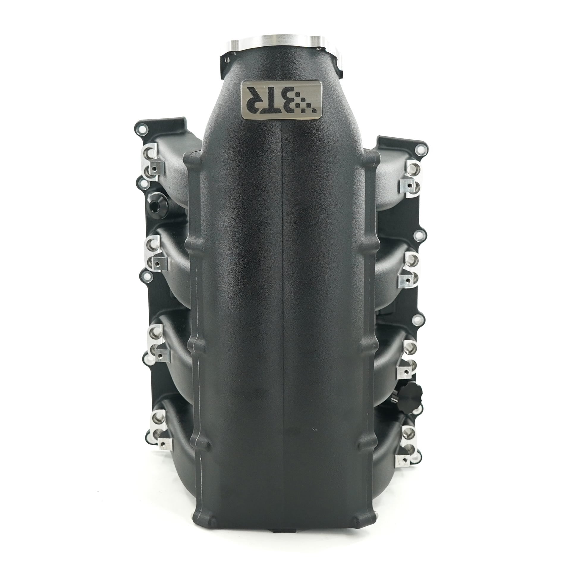 BTR TRINITY INTAKE MANIFOLD - HEMI 6.2 LONG RUNNER - BLACK - DUAL INJECTOR - TRA-62HEMI-BLK-LL-2I
